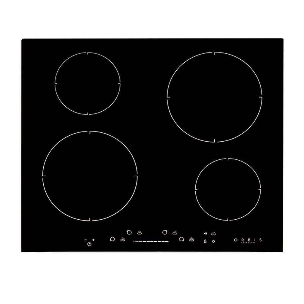 ORBIS EI4OEO ANAFE INDUCCION 4 ZONAS 9 NIVELES DE POTENCIA 7200W TOTALES