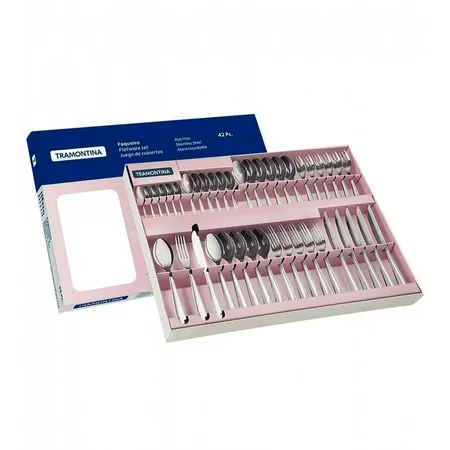 TRAMONTINA JGO DE CUBIERTOS 42PZ LAGUNA 66906/774