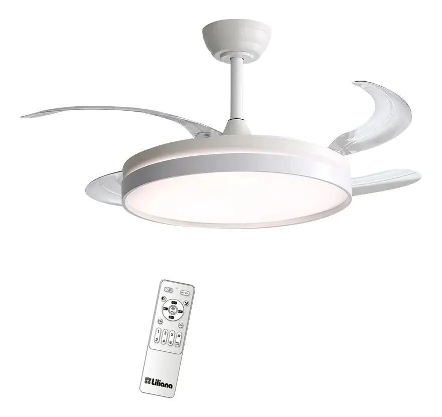 LILIANA VVTHB603R VENTILADOR TECHO 110W BLANCO RET. DIG.
