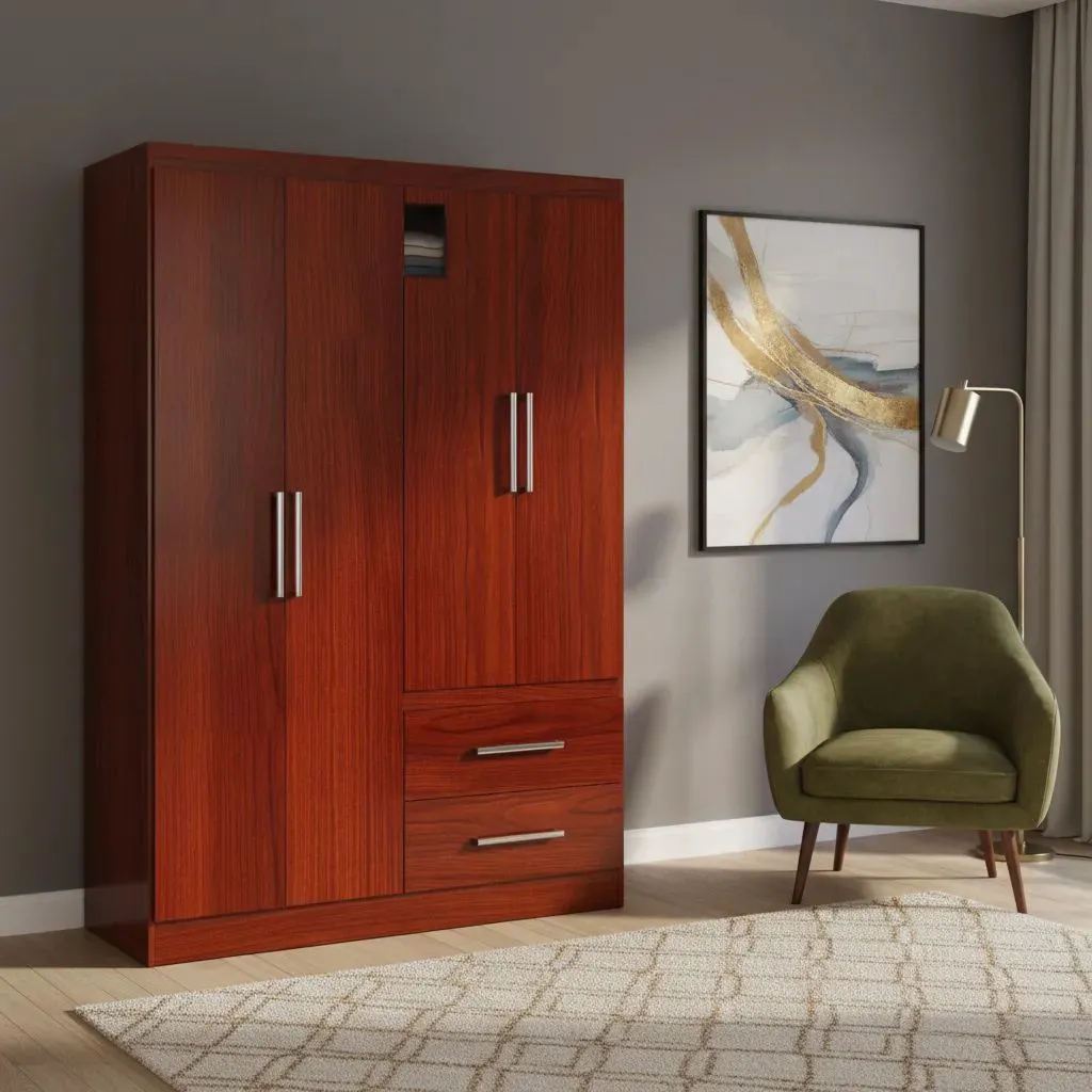 MAXIKING 54002 ROPERO 4P. CAOBA