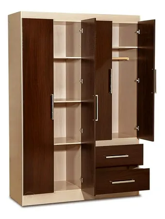 MAXIKING 54002 ROPERO 4P. CAOBA