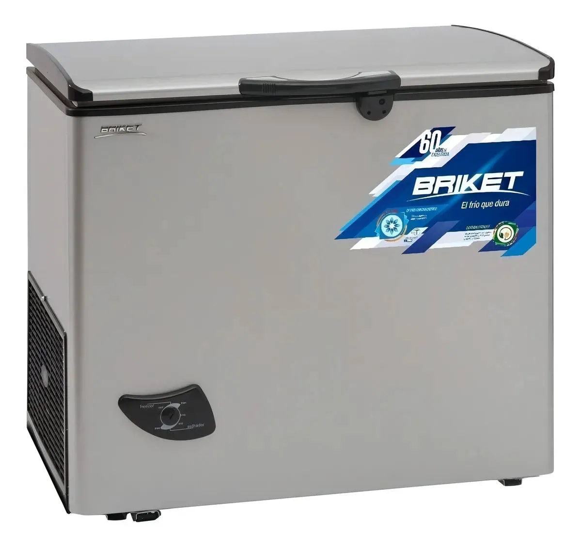 BRIKET FR 2520 FREEZER SILVER 224 L