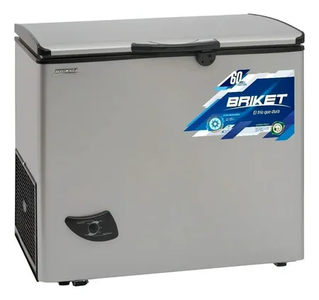 BRIKET FR 2520 FREEZER SILVER 224 L