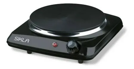 SIKLA AN 1500 ANAFE ELECTRICO SOBREMESADA 1 HORNALLA NEGRO