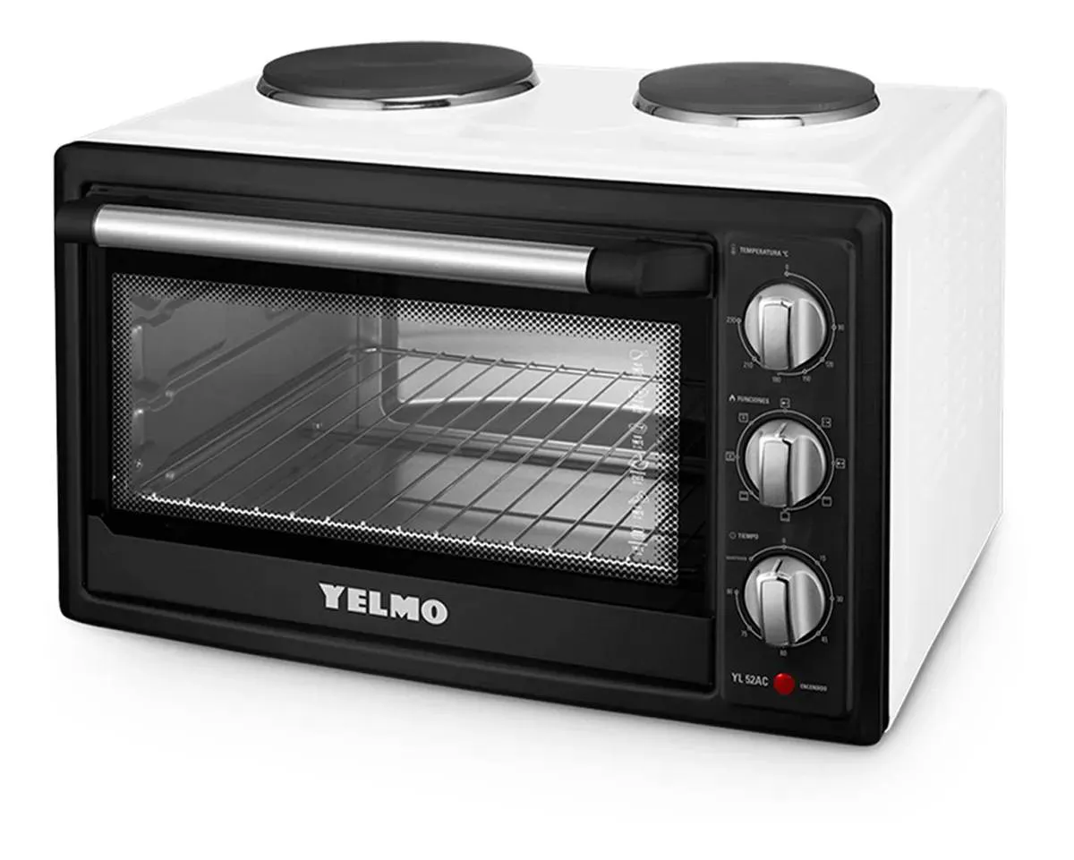 YELMO YL-52AC HORNO ELECTRICO 52 LTS. C/ANAFE /CONVECC.