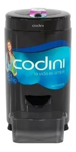 CODINI IN61-SECARROPA DE 6.5 KG NEGRO
