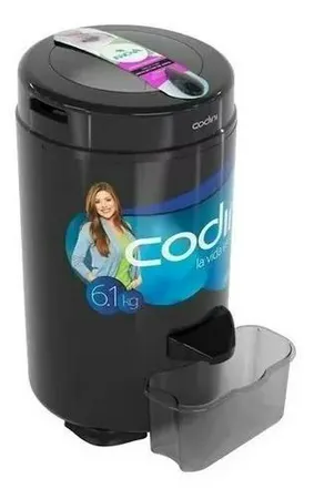 CODINI IN61-SECARROPA DE 6.5 KG NEGRO