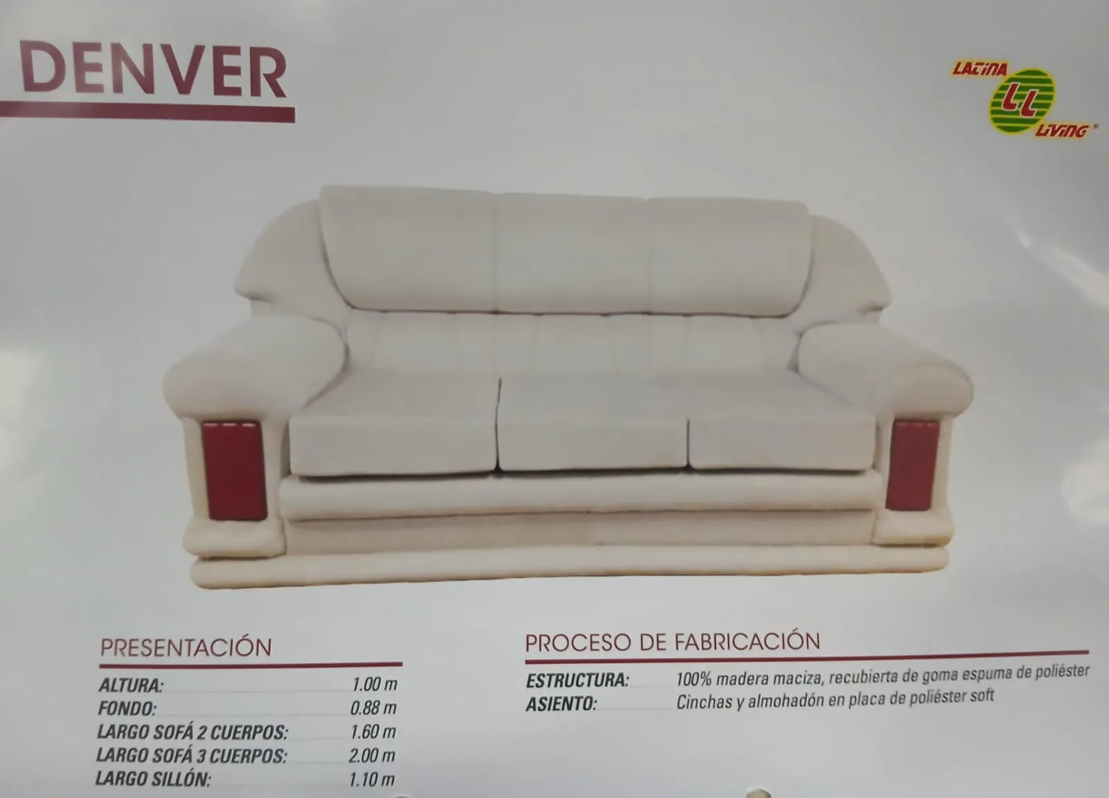 T.LIVING JUEGO DENVER 3+1+1