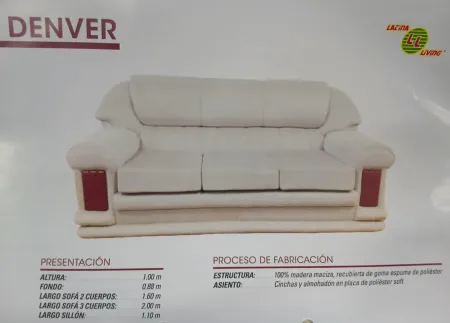 T.LIVING JUEGO DENVER 3+1+1