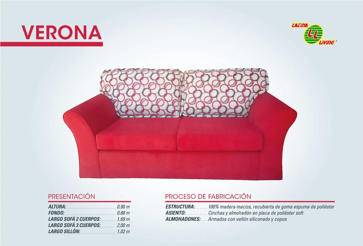 T.LIVING JUEGO VERONA 3+1+1