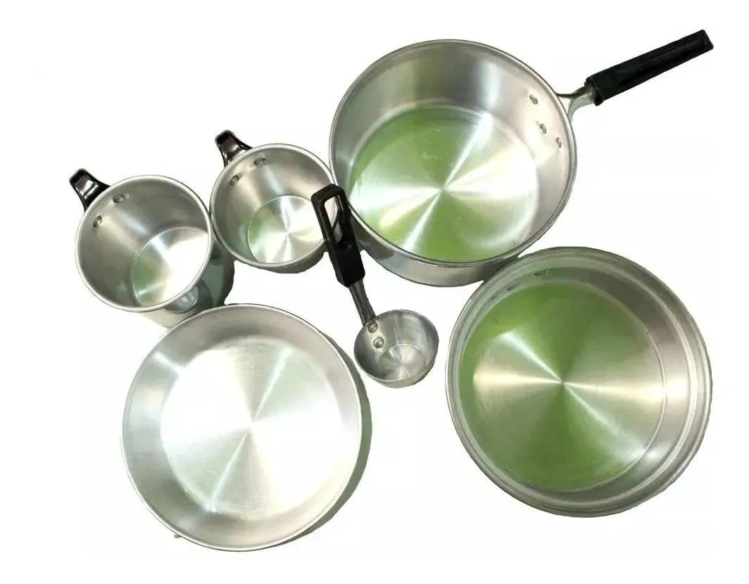 BROGAS MARO102 MARMITA MOCH 2 PERS 8 PIEZAS C/BOLSO TRANSPORTABLE