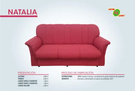 T.LIVING JUEGO NATALIA  3+1+1 