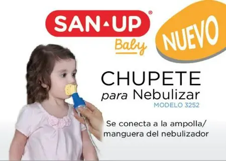 SAN UP CHUPETE ARMADO PARA NEBULIZAR