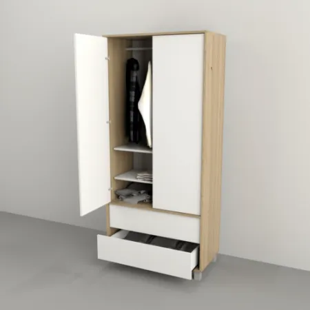 Tables Ropero 2 Puertas 2 Cajones 6428