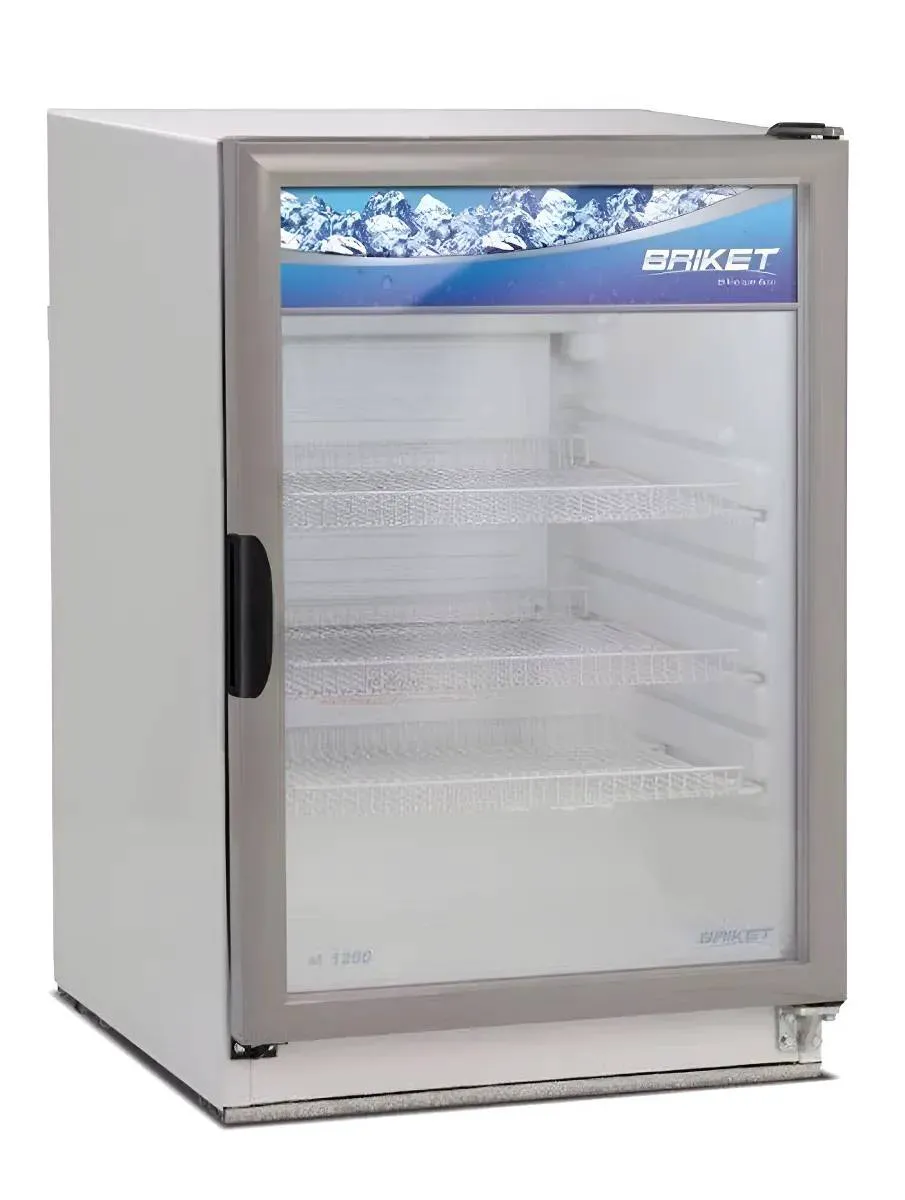 BRIKET EXH M1200 BK TS CI EXHIBIDORA VERTICAL 120 LTS