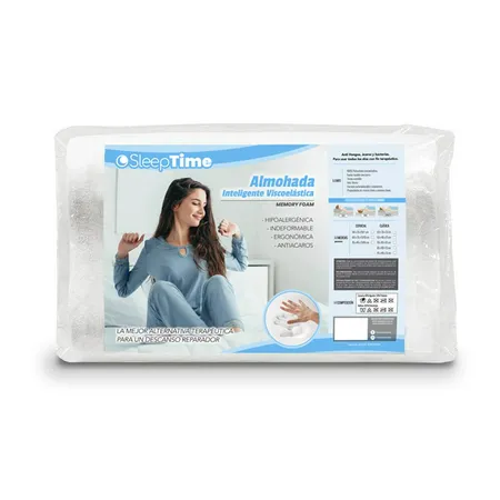 SLEEPTIME ALMOHADA CERVICAL 70X40X13/10 S/FUNDA