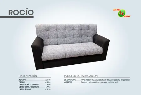 T.LIVING JUEGO ROCIO 2+1+1 