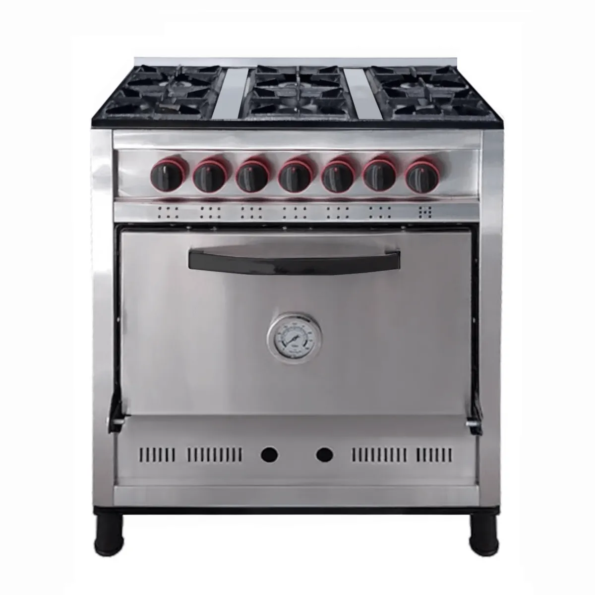 CALABRO COCINA 6 HORNALLAS 1 HORNO 16