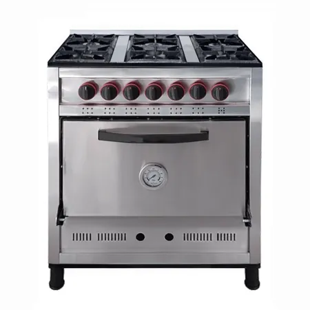 CALABRO COCINA 6 HORNALLAS 1 HORNO 16