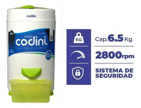 CODINI IV SECARROPA VERDE 6.5 KG