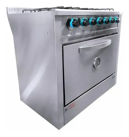 FORNAX C-B90ACE COCINA 6H-P, ACERO-90X60