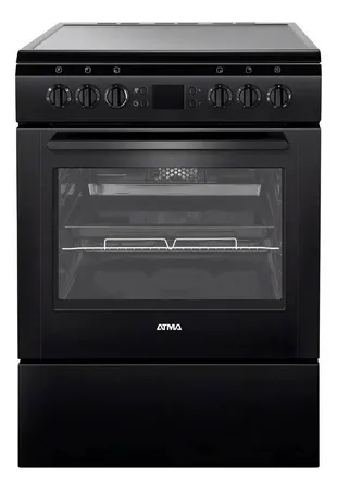 ATMA CCE3220 N COCINA VITROCERAMICA NEGRA