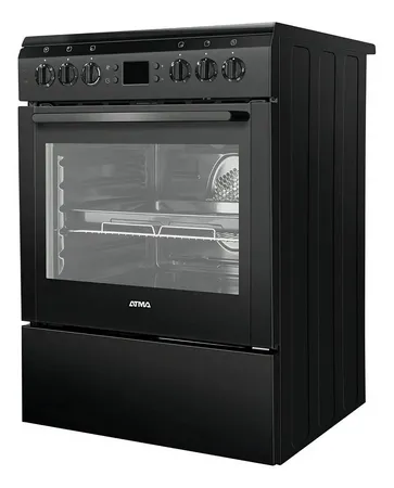 ATMA CCE3220 N COCINA VITROCERAMICA NEGRA