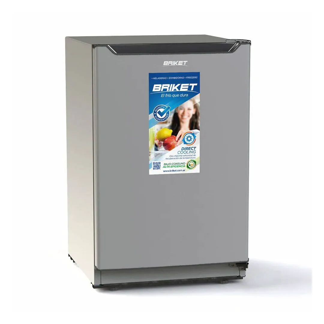 BRIKET BK1F 1020 GP HC A1 HELADERA GRIS-SIMIL INOX