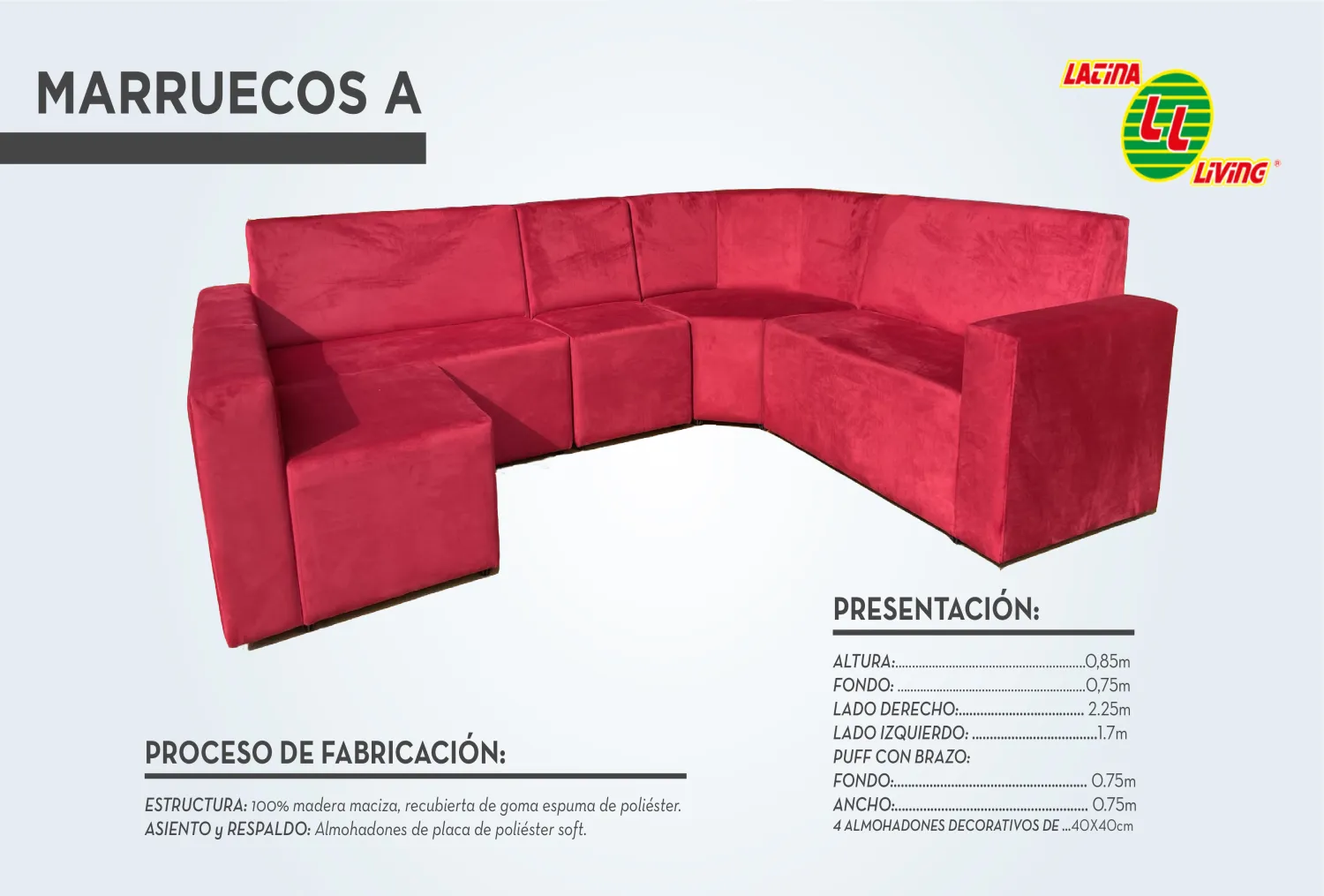 T.LIVING SOFA MARRUECOS " A "
