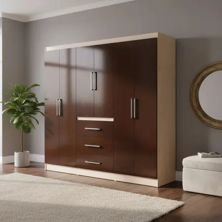 MAXIKING 56002 ROPERO 6 P. CAOBA