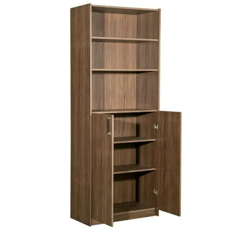 MAXIKING 73010 BIBLIOTECA 2P. Y ESTANTES NOGAL