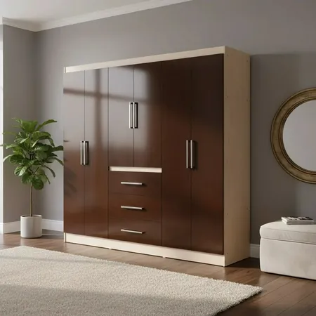 MAXIKING 56002 ROPERO 6 P. CAOBA